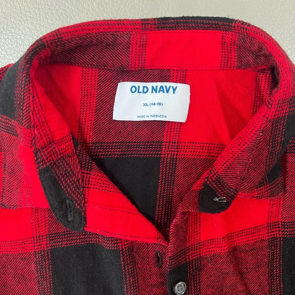 Old Navy flannel shirt girls size XL (14-16)